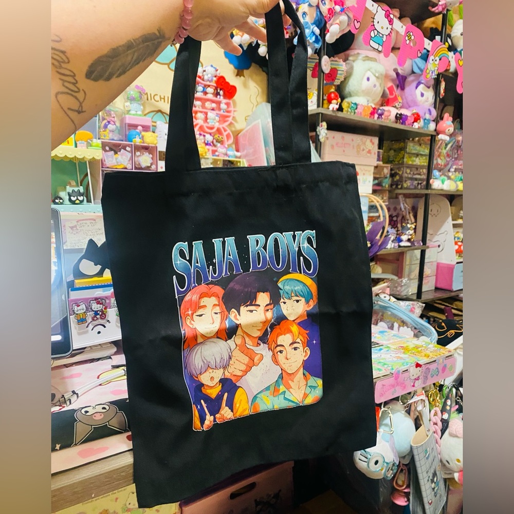 Saja Boys tote bag